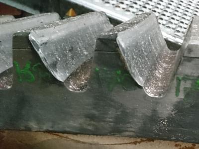 Denture avant retaillage